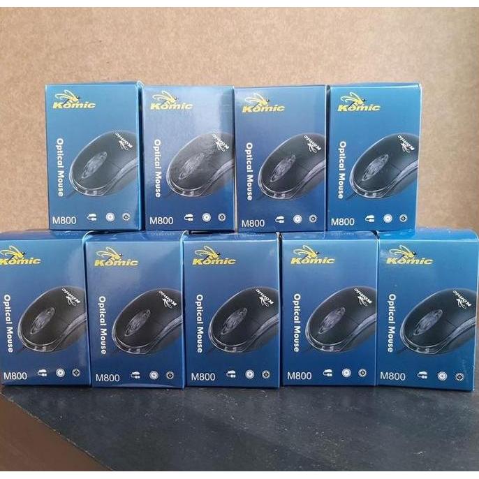 Mouse Optical USB KOMIC M800 Murah, Scroll, Ergonomics Termurah