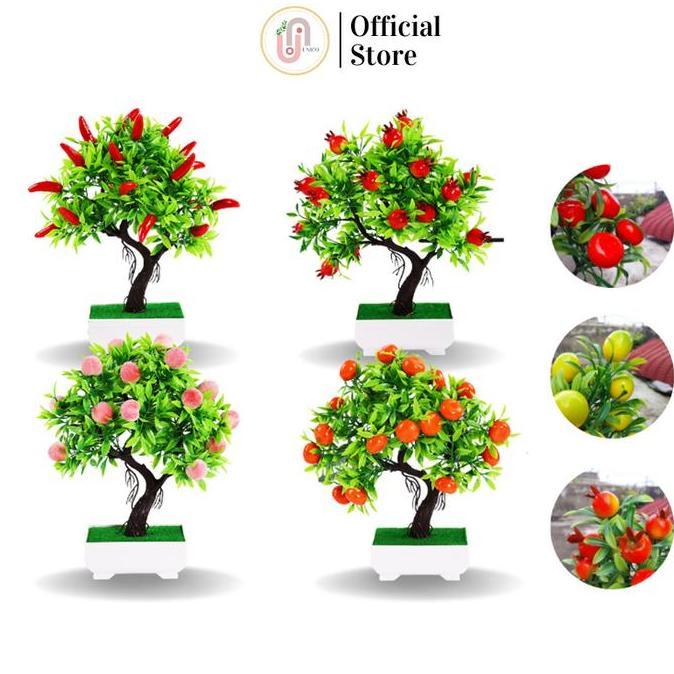 Tanaman Hias Buah Mini Plastik Dekorasi Pajangan Ruangan Artificial