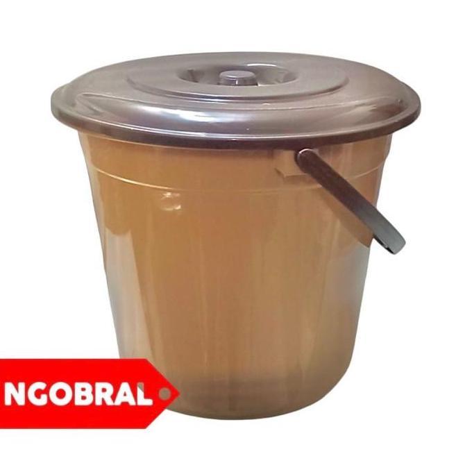 Ember Plastik BESAR Timba Plastik Air 6 Galon Diamater 35 cm TUTUP