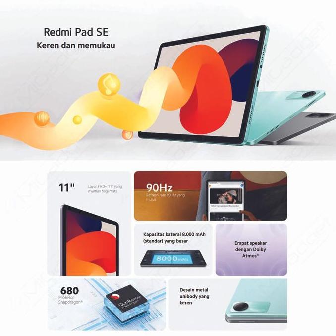 Xiaomi Mi Pad 5 MIPAD Tablet 2.5K 120HZ SD 860 WiFi 6/256GB RESMI INDO