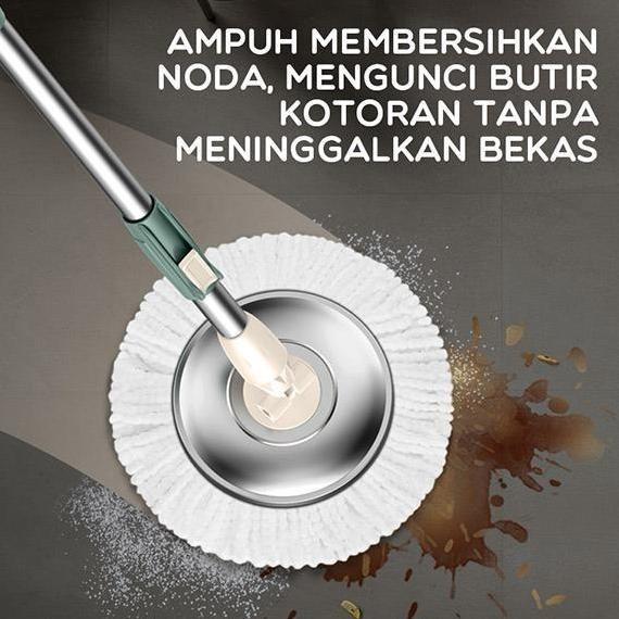 Alat Pel Lantai Fiber Samono Spin Mop