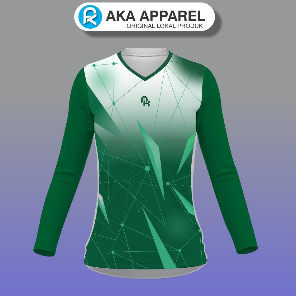 CUCI GUDANG Atasan Olahraga Wanita Printing Kaos Senam Aerobik Fitnes Running Sepeda Santai Bola Vol