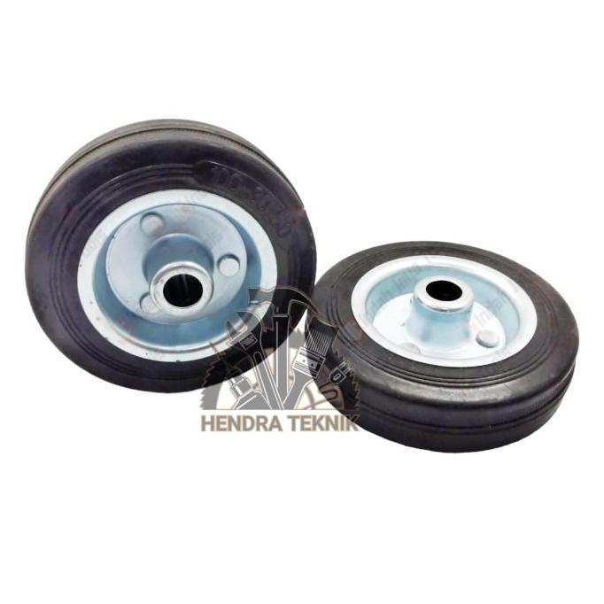 RODA KARET 4" RODA SAJA RODA TROLI 4 INCI RODA TANPA RUMAH 4INCH 100MM