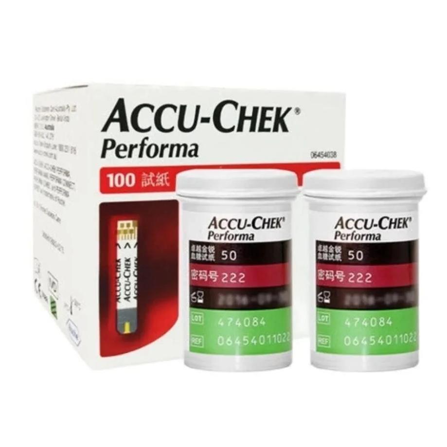Rocheoper Ltd Accu Chek Performa 50Pcs Test Strips (no box)*100 Pcs Test Strips (without Chip) Blood