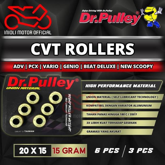 Roller Dr Pulley 15 Gram Adv Pcx Vario 125 150 160 Fi Esp Stylo 160 Genio Beat Deluxe Scoopy Prestig