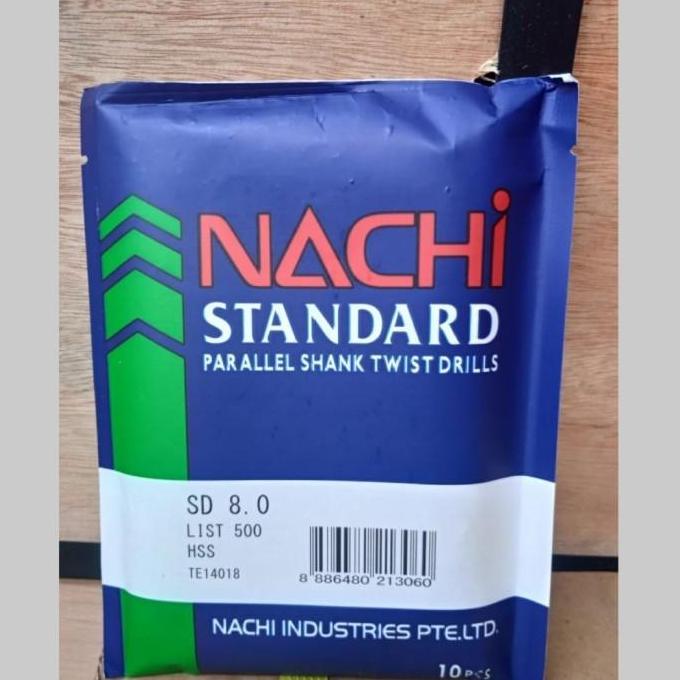 Mata Bor Besi 8 mm NACHI / Mata Bor Besi Nachi 8mm original