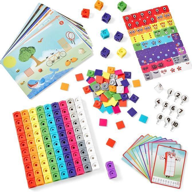 Toysficrim- Hand2Mind Numberblocks Mathlink Cubes 110 Activity Set