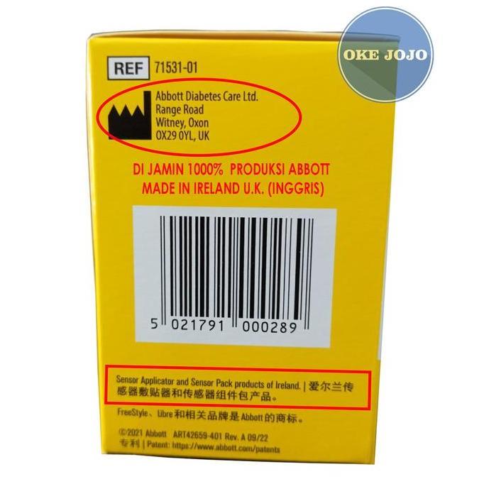 Capslock- Freestyle Libre Sensor Jaminan 1000% Ori Dari Abbott