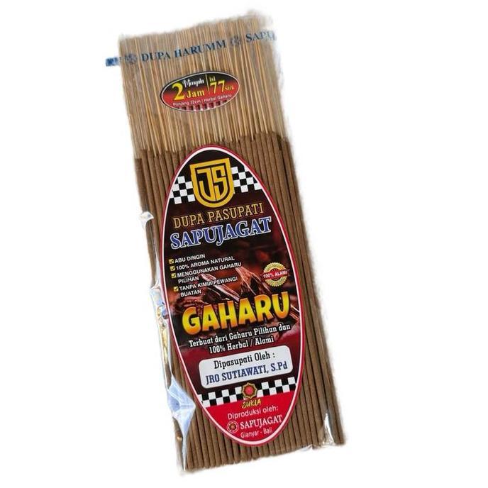 GAHARU HERBAL PASUPATI ISI 77 STIK SAPUJAGAT Dupa Pasupati Gaharu Asli Herbal Alami 100% Original