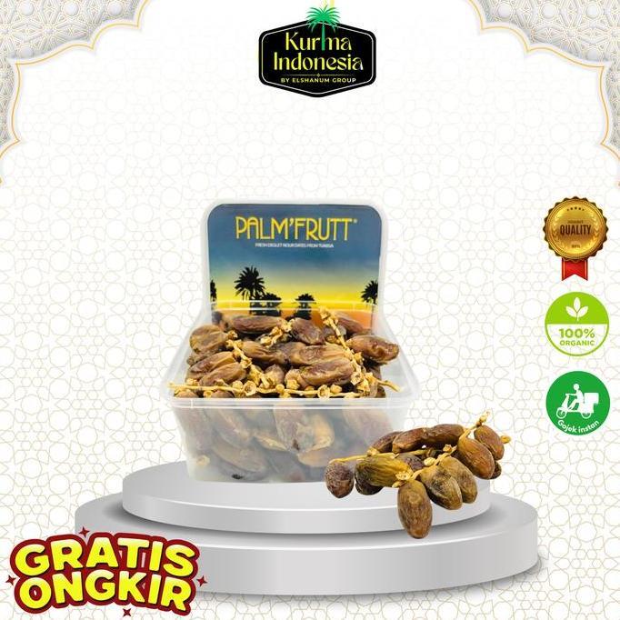 Kurma Tunisia tangkai 1kg Toples - Kurma Palm Fruit - Kurma Palm Frutt - Kurma Indonesia