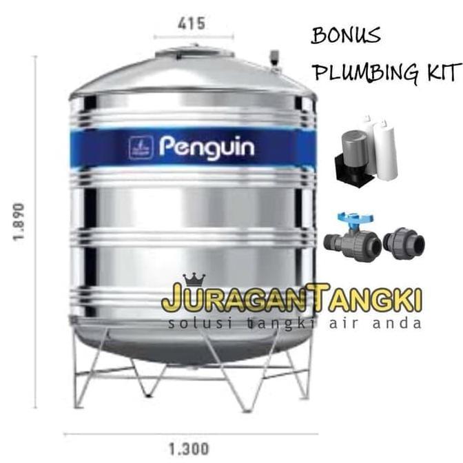 Spesial Tangki Air Stainless Penguin Tbsk 2000 Liter - Toren Tandon Pinguin