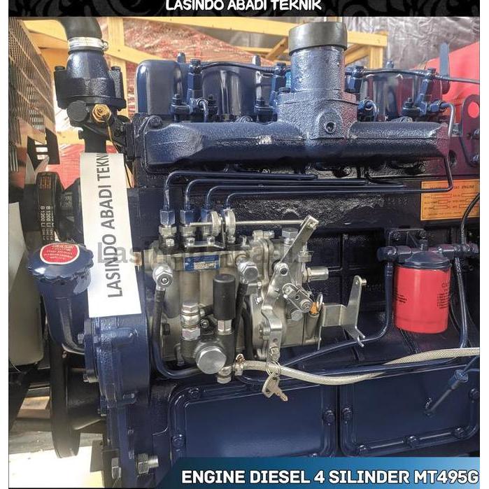 Terlaris Engine Diesel Maestro 4 Silinder Mt495G 48Hp Mesin Diesel Mt 495 G