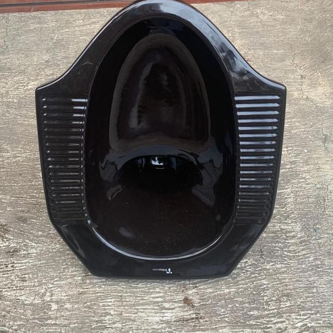 Miliki Kloset Jongkok Trilliun Jewel Black Hitam Lantai 1 / Closet Jongkok Semodel Ina Toto Premium