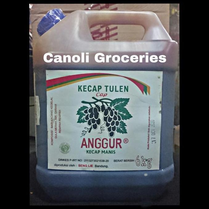 Kecap Anggur Manis 6lt | Seng Lie Bandung | Kecap Cap Anggur