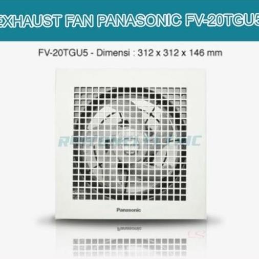Hexos / Exhaust Plafon Ventilating Fan Panasonic FV-20TGU5/Kipas Angin
