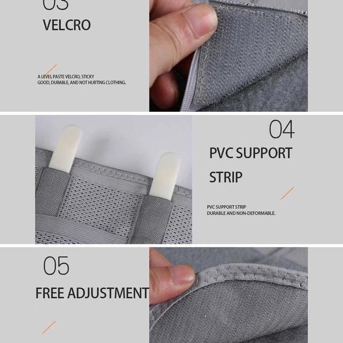 DV58 >> JINGBA Korset Pinggang Pria Wanita - Penyangga Tulang Belakang & Korset Pelangsing Perut, Br