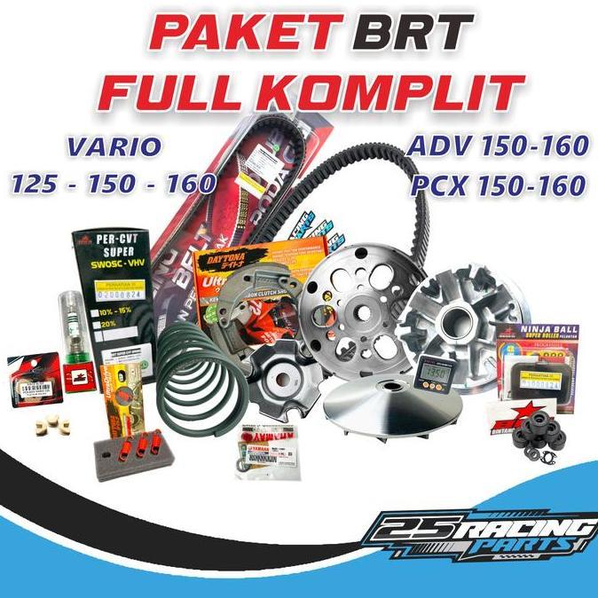 Terlaris Paket Kirian Motor Honda - Paket Cvt Full Brt Daytona Vario 150-125 Paket Komplit Super Ful