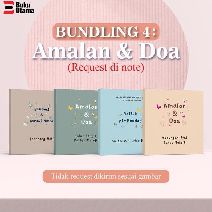 Termurah / Hot Sale Buku Amalan Dan Doa - Rathib Al Hadad, Dzikir & Wirid, Cantik Luar Dalam, Shalaw