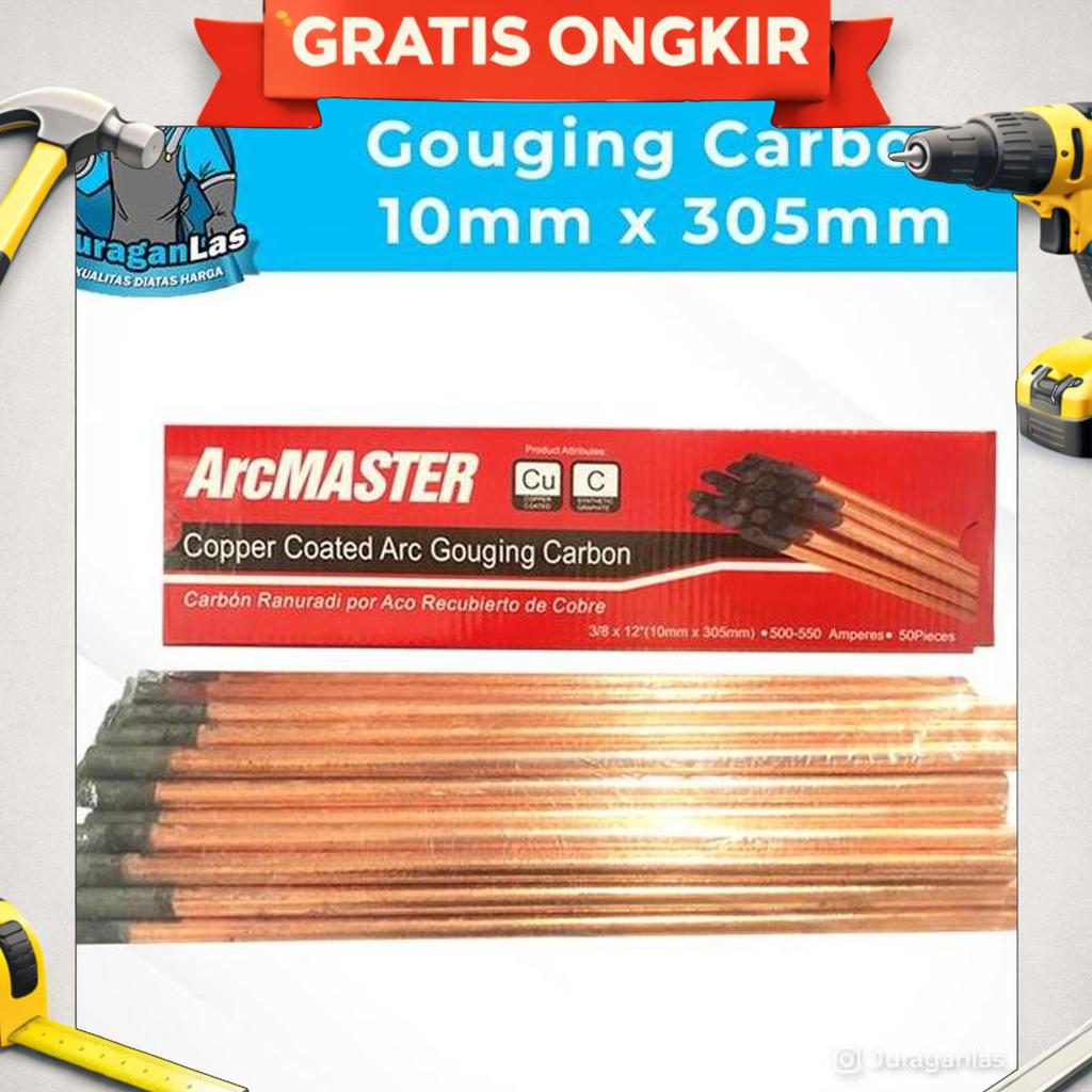 Kawat Las Gouging / Carbon Gouging Diameter 10Mm