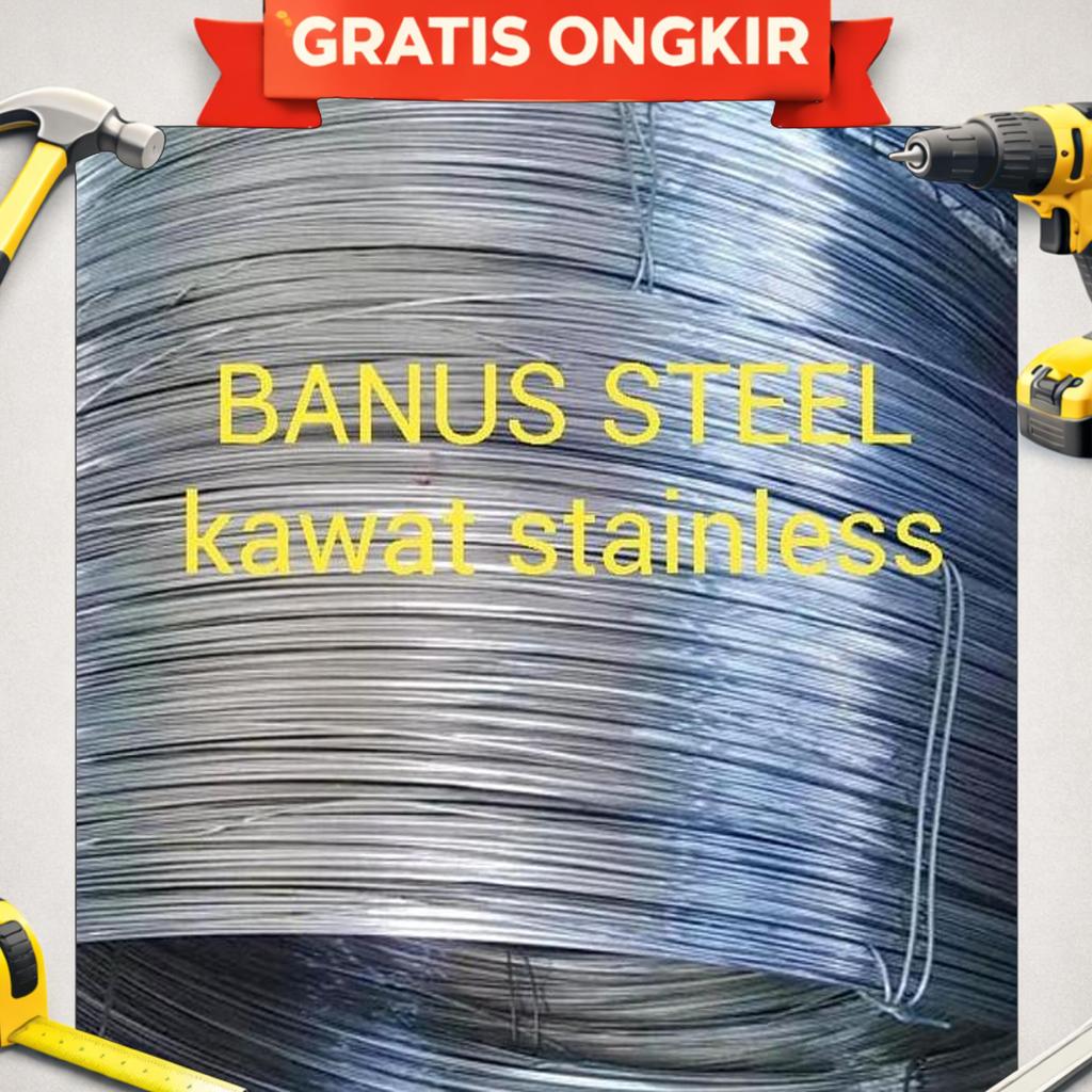 Kawat Stainless Hard 1 Mm 304 Per Kg / Kawat Las Argon Stainless Hard