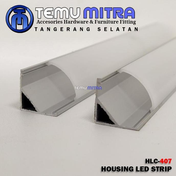 Best Produck/ Housing Led Strip Sudut, Rumah Lampu Profile Siku/ Kap Houshing/ Kap Cover Lampu Led S