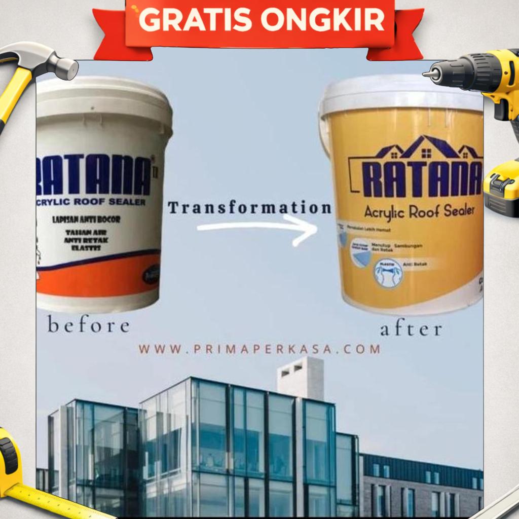 Sealant Ratana 4 Kg / Ratana Galon / Acrylic Roof Sealer