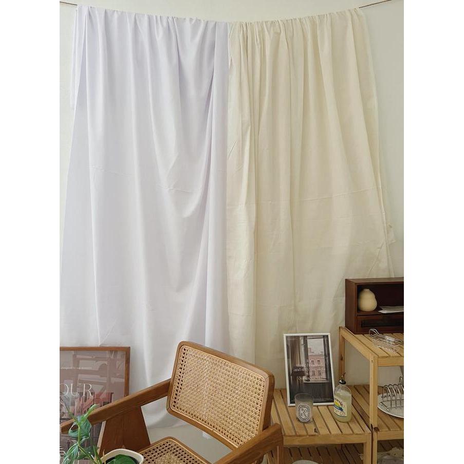 Xxct- [Minihome] Kain Backdrop Bw Polos Kain Background Aesthetic Foto Studio Putih Korea Properti F