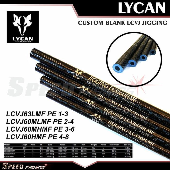 (Termurah) Lycan Custom Blank Lcvj Jigging Bestseller