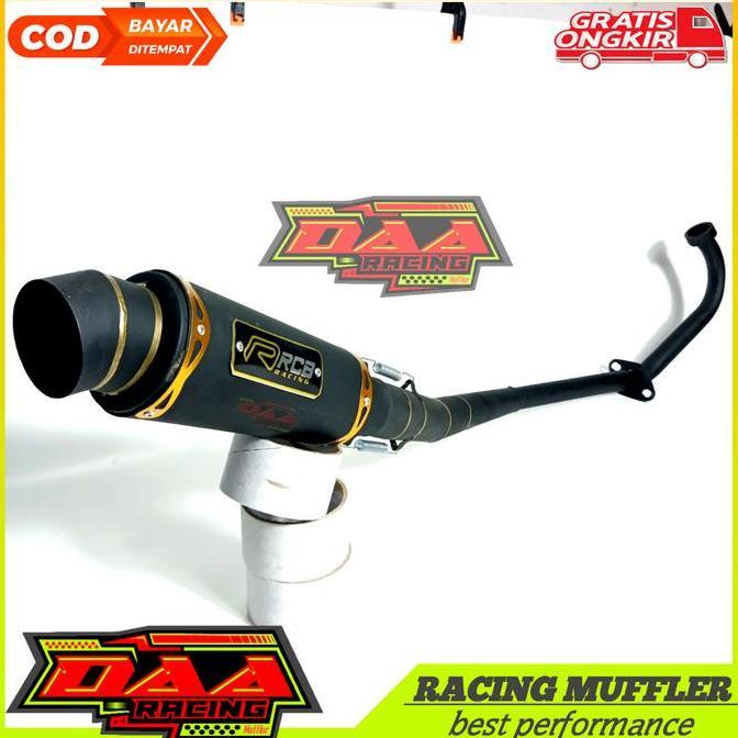 Knalpot racing SATRIA Fu RCB Corong hitam upiter mx sonic supra gtr Motor