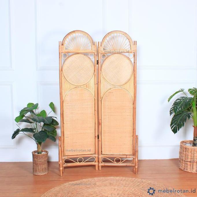 SKETSEL / PENYEKAT RUANGAN ROTAN ASLI /ALAMI - 2 DAUN