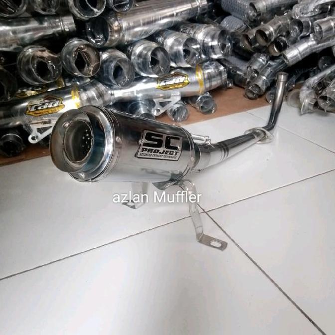 knalpot racing sc project Supra Jupiter Shogun karisma dll