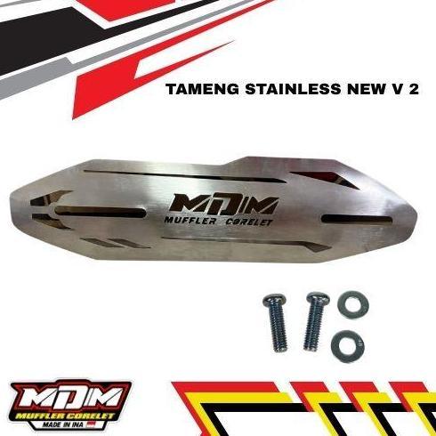 MDM RACING MUFFLER Tameng Stainless New V2 MDM
