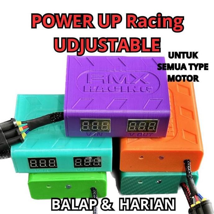 POWER UP MOTOR RACING ADJUSTABLE / POWER UP RACING HARIAN & BALAP / HARGA PROMO POWER UP UNIVERSAL /