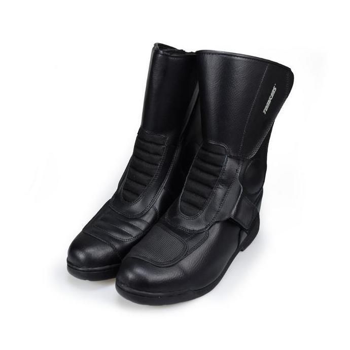 TOMKINS Polo Tour Star - Hitam Sepatu Motor