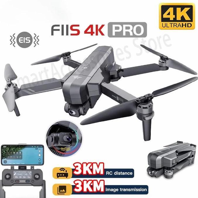 Drone SJRC F11S 4K Pro 3Km GPS 4K EIS 2 Axis Gimbal