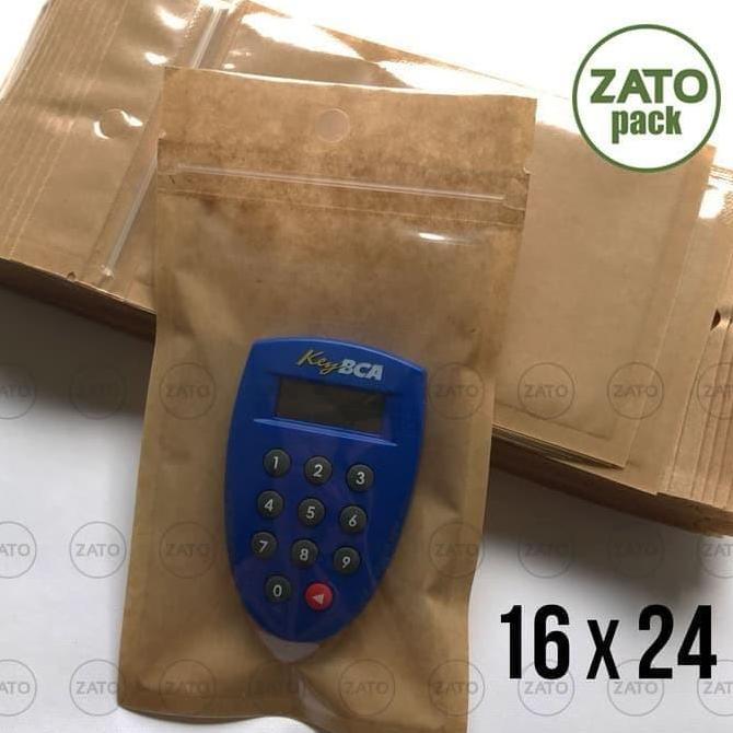 16X24 Plastik Klip KRAFT ZATOPACK - Plastik klip - kemasan bungkus