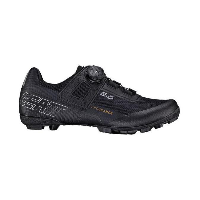 SHOES / SEPATU LEATT MTB 6.0 CLIP ENDURANCE PRO - BLACK