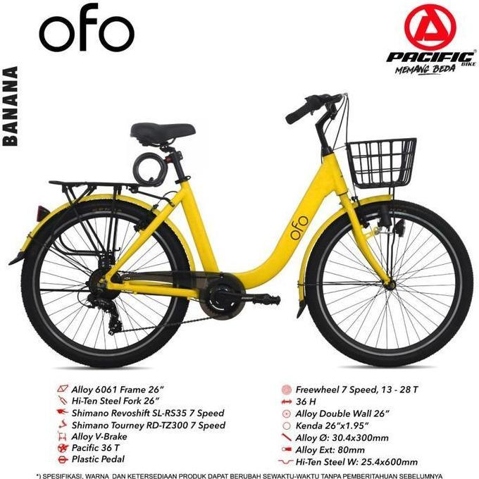 Terlaris Sepeda Ctb 26" Pacific Ofo