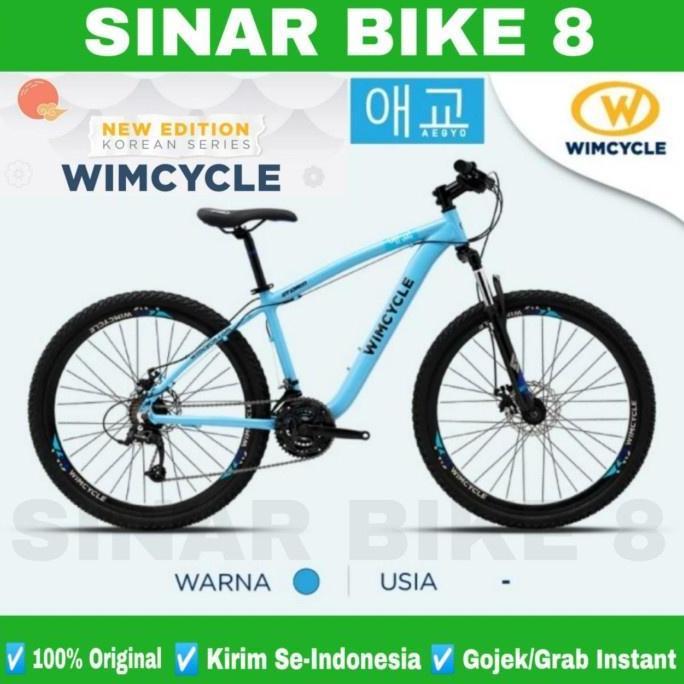 Terlaris Sepeda Gunung Mtb Wimcycle Storm Aegyo Korean Series Ukuran 27.5 Inch New