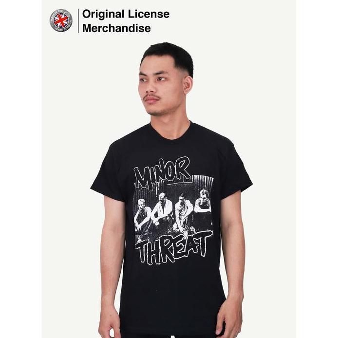 MINOR THREAT Xerox Kaos Band Musik Hardcore Punk Offical PHD Licensed
