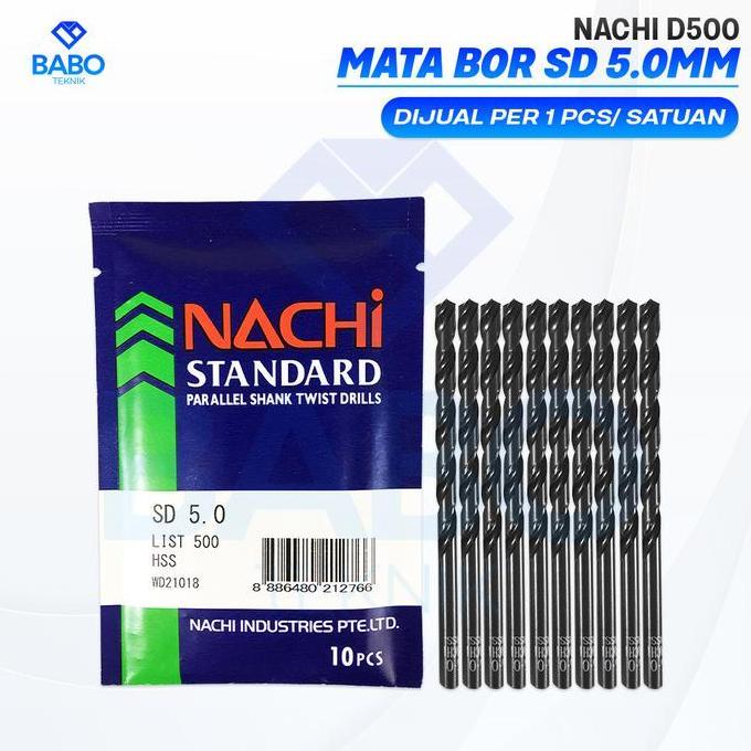 Nachi Mata Bor Besi HSS 5MM