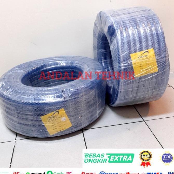 TERBARU - Selang Air Serat Benang 5/8 inci 15 mm 1 Roll 100 Meter