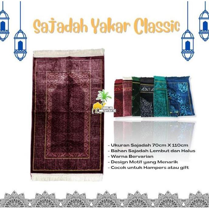 Spesial Sajadah Yakar Ultra Classic Turkey/ Sajadah Yakar Turki Wangi / Sajadah Turki