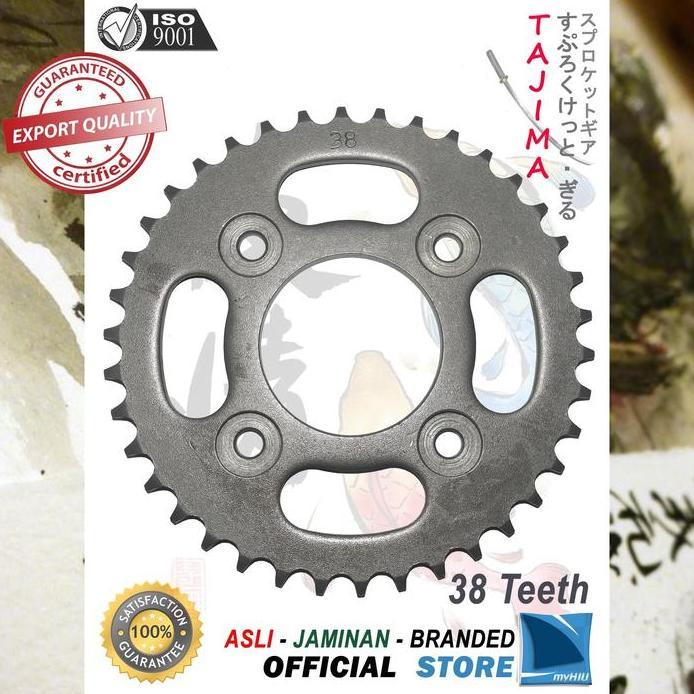 Gir Belakang / Gear Belakang 428-38T Honda Supra X 125/ New, F1 TAJIMA