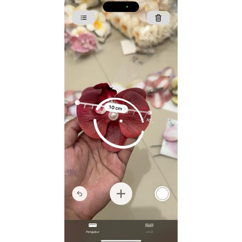 Bross Anggrek Latex / Pin Bunga Anggrek / Bross jilbab / Fashion Obral ramdahan