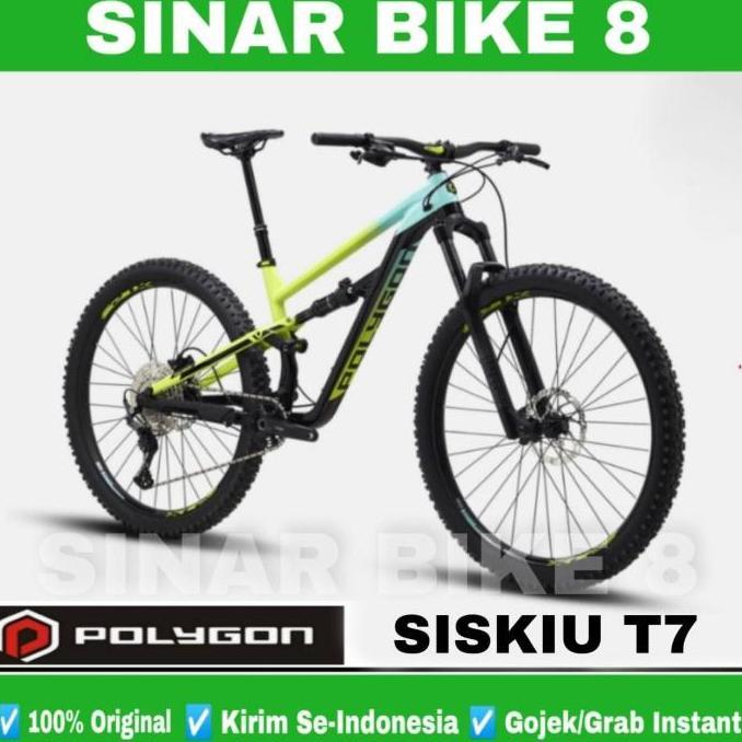 Terlaris Sepeda Gunung Ukuran 27,5 Dan 29 Inch Mtb Polygon Siskiu T7 Dual Suspension