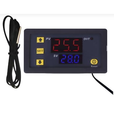 Terbaru Termostat Digital Dc 12V W3230 / Thermostat Alat Pengatur Suhu Ac Mobil Aquarium Ternak Teta