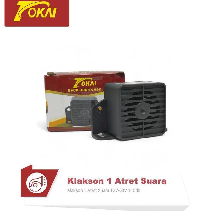dina_shopsee - klakson atret backup alarm mundur truk/bus 12-48 volt 1 suara, waterproof