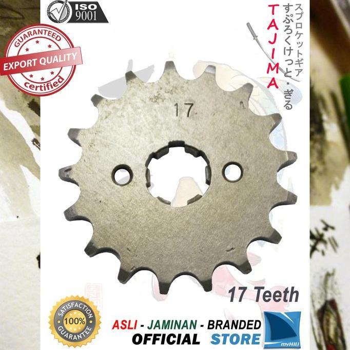 Gigi Tarik 428-17T HONDA CRF 150L Gir Depan Sprocket Gear TAJIMA