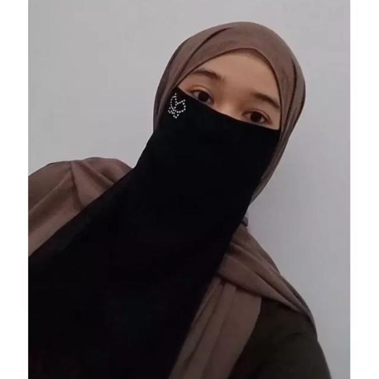 Cadar Tali Alena Cadar Swarovsky/Niqab Cadar Tali Permata Putih Cadar Kupu-kupu/Cadar Tali 29 Warna 